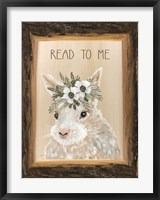 Framed Read to Me Bunny