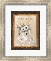Framed Read to Me Bunny