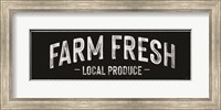 Framed Farm Fresh Local Produce