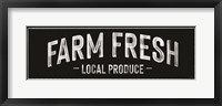 Framed Farm Fresh Local Produce