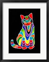 Framed Carnival Cats 3