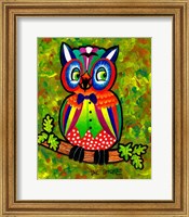 Framed Carnival Owl II