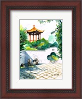 Framed Chinese Garden