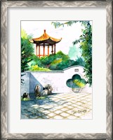 Framed Chinese Garden