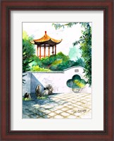 Framed Chinese Garden
