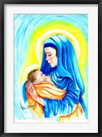 Framed Mary and Child