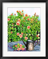 Framed Rose Trellis