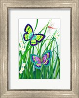 Framed Sonata Of Butterflies