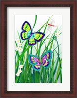 Framed Sonata Of Butterflies
