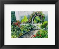 Framed Summer Garden Gate