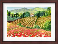 Framed Tuscany Terrain