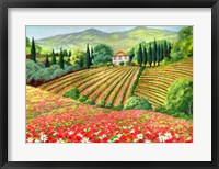 Framed Tuscany Terrain