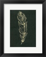 Framed Golden Feather II