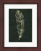 Framed Golden Feather II