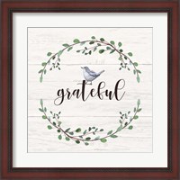 Framed Grateful Sign