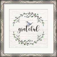 Framed Grateful Sign