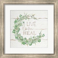 Framed Live Love Heal