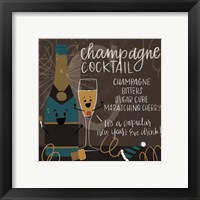 Framed 'Champagne' border=