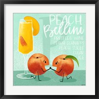 Framed Peach Bellini