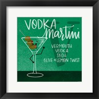 Framed Vodka Martini