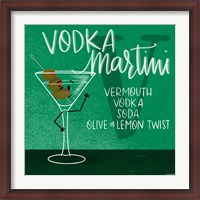 Framed Vodka Martini