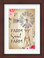 Framed Farmhouse Floral III