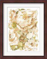 Framed Golden Glitter Roses No. 2