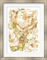 Framed Golden Glitter Roses No. 2