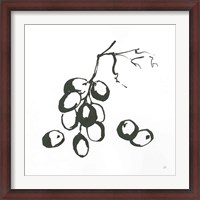 Framed Grapes I BW