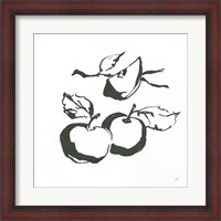 Framed Apples BW