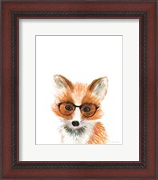 Framed 'Fox in Glasses' border=