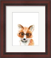 Framed 'Fox in Glasses' border=