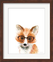 Framed 'Fox in Glasses' border=