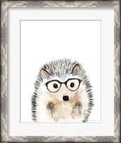 Framed Hedgehog in Glasses