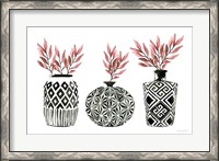 Framed Geometric Vases I