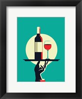 Framed Red Wine