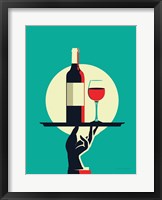 Framed Red Wine