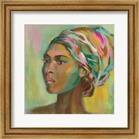 Framed 'African Woman II' border=