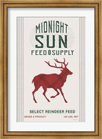 Framed Midnight Sun Reindeer Feed v2