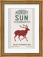 Framed Midnight Sun Reindeer Feed v2