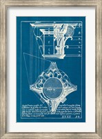 Framed Architectural Drawings X Blueprint