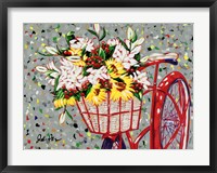 Framed Bicycle Bouquet