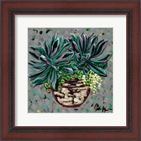 Framed Succulent Pot I