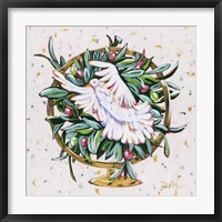 Globe Peace Framed Print