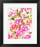 Framed Bunches of Pink Portrait