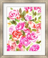 Framed Bunches of Pink Portrait
