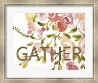 Framed Farmhouse Florals-Gather