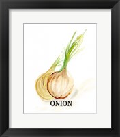 Framed Veggie Sketch X-Onion