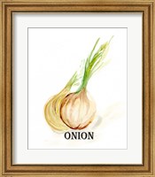 Framed Veggie Sketch X-Onion