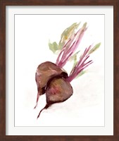 Framed Veggie Sketch plain IV-Brown Beets